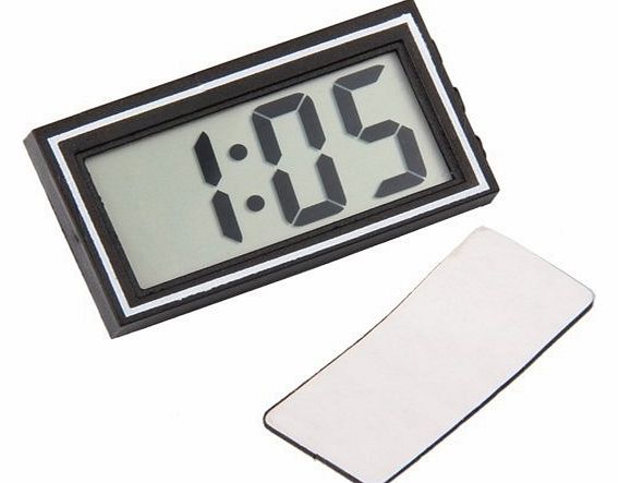 Digital LCD Car Dashboard Desk Date Time Calendar Clock
