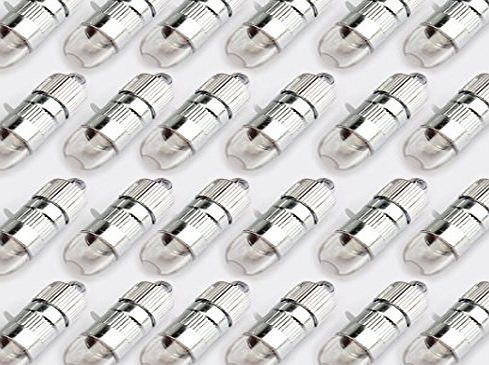 SODIAL(R) Pack of 24 White LED Balloons Lights For Paper Lanterns Balloons Floral Decoration