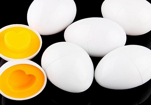 SODIAL(R) Set 6 Puzzle Eggs Shape Baby Kid Match Wise Smart Learning Kitchen Toy