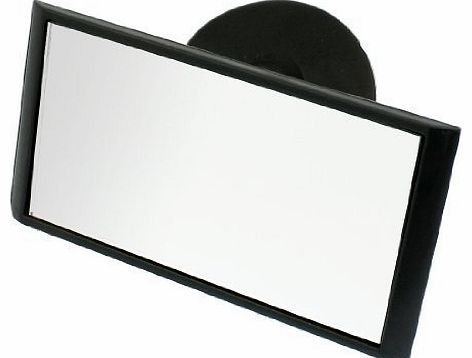 SODIAL(R) Suction Interior Driving Instructor Car Rear View Mirror Black