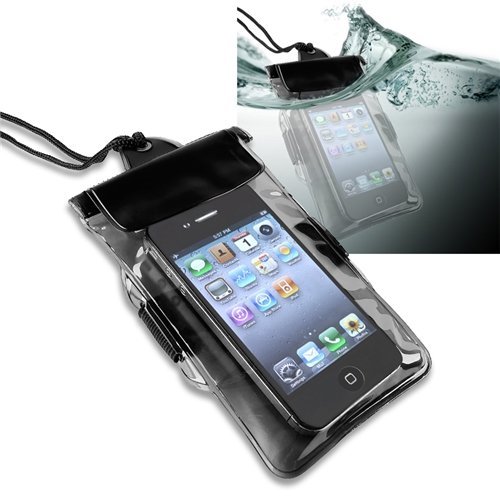 SODIAL(TM) Universal Waterproof Bag Case for Cell Phone / PDA, Black