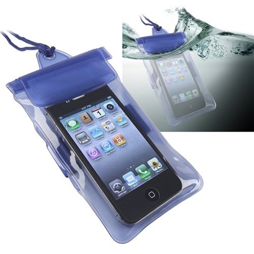 SODIAL(TM) Universal Waterproof Bag Case for Cell Phone / PDA, Blue