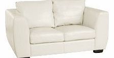 Sofa Collection Brand New Cream 2 Seat Sofa in Bonded Leather