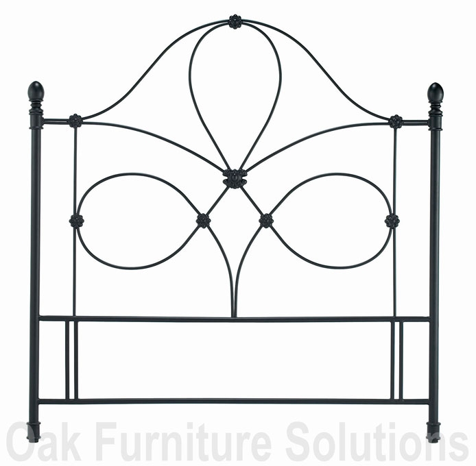 Sofia Black Headboard - 135cm - Double and 150cm