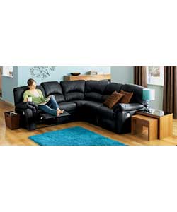 Sofia Reclining Corner Group - Black