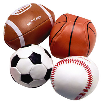Soft Sport Balls - 12 Pack