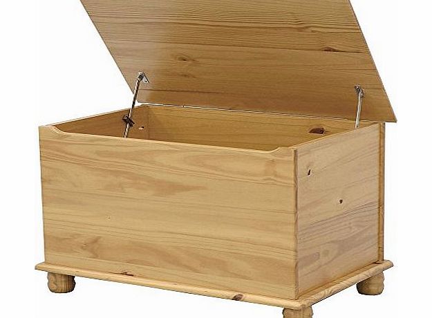 Sol Ottoman Storage Chest Solid Pine Toy Chest Or Bedding Box Sol Bedroom Furniture