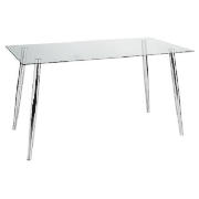 SOLAR Large Rectangle Table, Clear