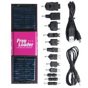Solar Pink Free Loader Battery Charger