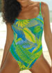 Palm Leaves TanThru swimsuit