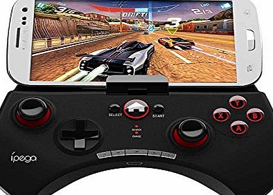 SoldCrazy Wireless Bluetooth Game Controller Compatible with the Smart phone/iPod/iPhone/iPad and Android system Tablet PC Support for Android/ios/PC Platform Game,Black