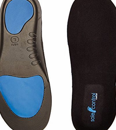 Sole Control Unisex-Adult Comfort Orthotic Insole B1 Black Large