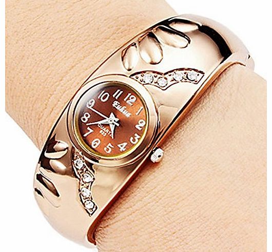 Soleasy Womens Bracelet Style Analog Quartz Metal Watch WTH8022
