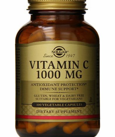 Solgar Vitamin C 1000 100 Vegetable Capsules
