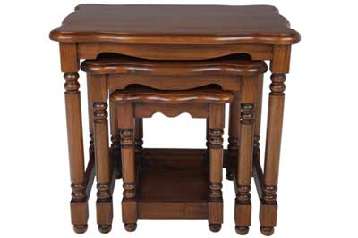 Mahogany Victorian French Nest of tables
