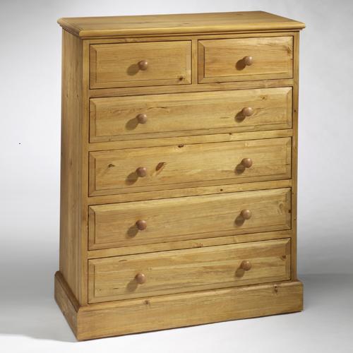 Solid Pine Furniture - English Heritage Furniture English Heritage 6 Drawer Chest 310.203