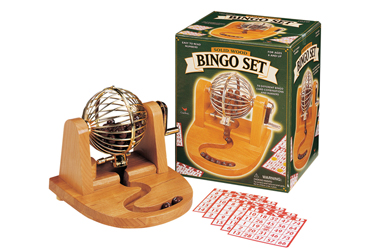 Solid Wood Bingo Set