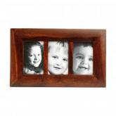 Wood Multi-Aperture Photograph Frame