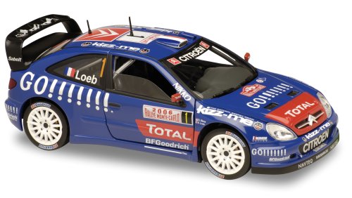 Solido Diecast Model Citroen Xsara WRC (Monte Carlo Rally 2006) in Blue
