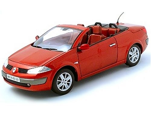 Solido Renault Megane CC 2003 (open) in Metallic Red (1:18 scale)