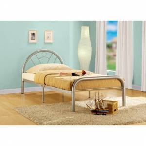 Solo Bed Frame / Bedstead in Silver