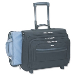 Solo Rolling Laptop Overnight Case for 15.4 inch