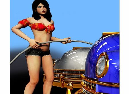 Solution Mobile Sexy Inc. Bikini Car Wash : Cheerleader Luxury Vehicle Cleaning - Free Edition
