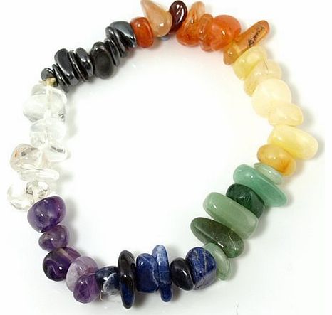 Something Different Chakra Chip Healing Bracelet
