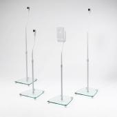 HCS-4G Surround Sound Speaker Stands (Silver)