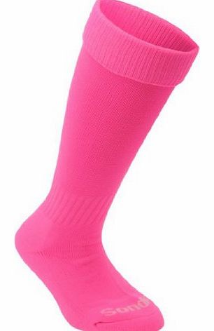 Sondico Football Socks Fluo Pink Chd C8-C13