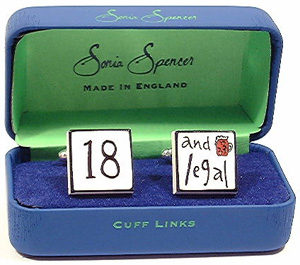 Sonia Spencer 18 & Legal Cufflinks