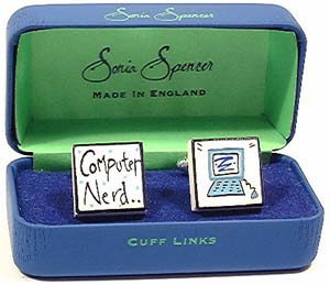 Sonia Spencer Computer Nerd Cufflinks