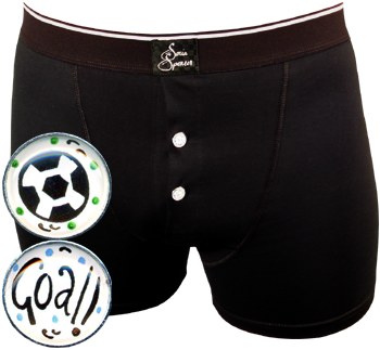 Sonia Spencer Football Goal Boxer Shorts