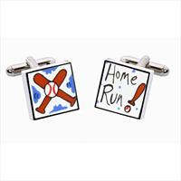 Sonia Spencer Home Run Bone China Cufflinks by