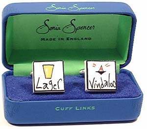 Lager Vindaloo Cufflinks