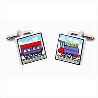 Sonia Spencer Train Bone China Cufflinks by