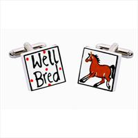 Sonia Spencer Well Bred Bone China Cufflinks by