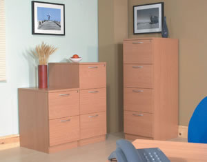 Sonix Filing Cabinet 4 Drawer for Foolscap