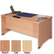 Sonix S5 1200 Panel-end Desk Rectangular W1200xD800xH730mm Oak