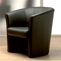 Tub Chair W720xD660xH760mm Leather Ref