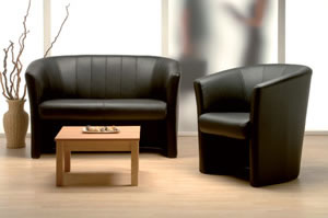 Tub Chair W720xD660xH760mm Leather