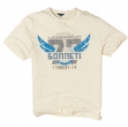 Mens Mottilt Two Pack T-Shirt Black/Off White