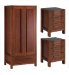Double Wardrobe and 2 Bedroom Chests