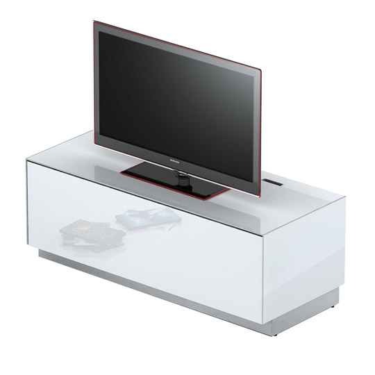 Sonorous Elements Single TV Cabinet in White