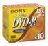 SONY 10PK DVD-R DISCS