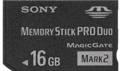 Sony 16Gb Memory Stick Pro Duo Mark 2
