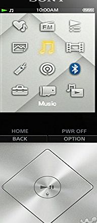 Sony 16GB Standard A Series MP3/MP4 Walkman - Silver