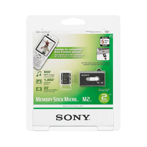 Sony 1GB M2 Memory Stick Micro   USB Adaptor