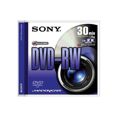 Sony 30min DVD-RW 8cm Twin Pack