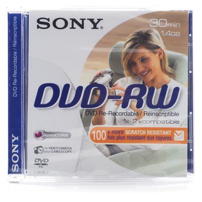 Sony 30min DVDRW 8cm (single)